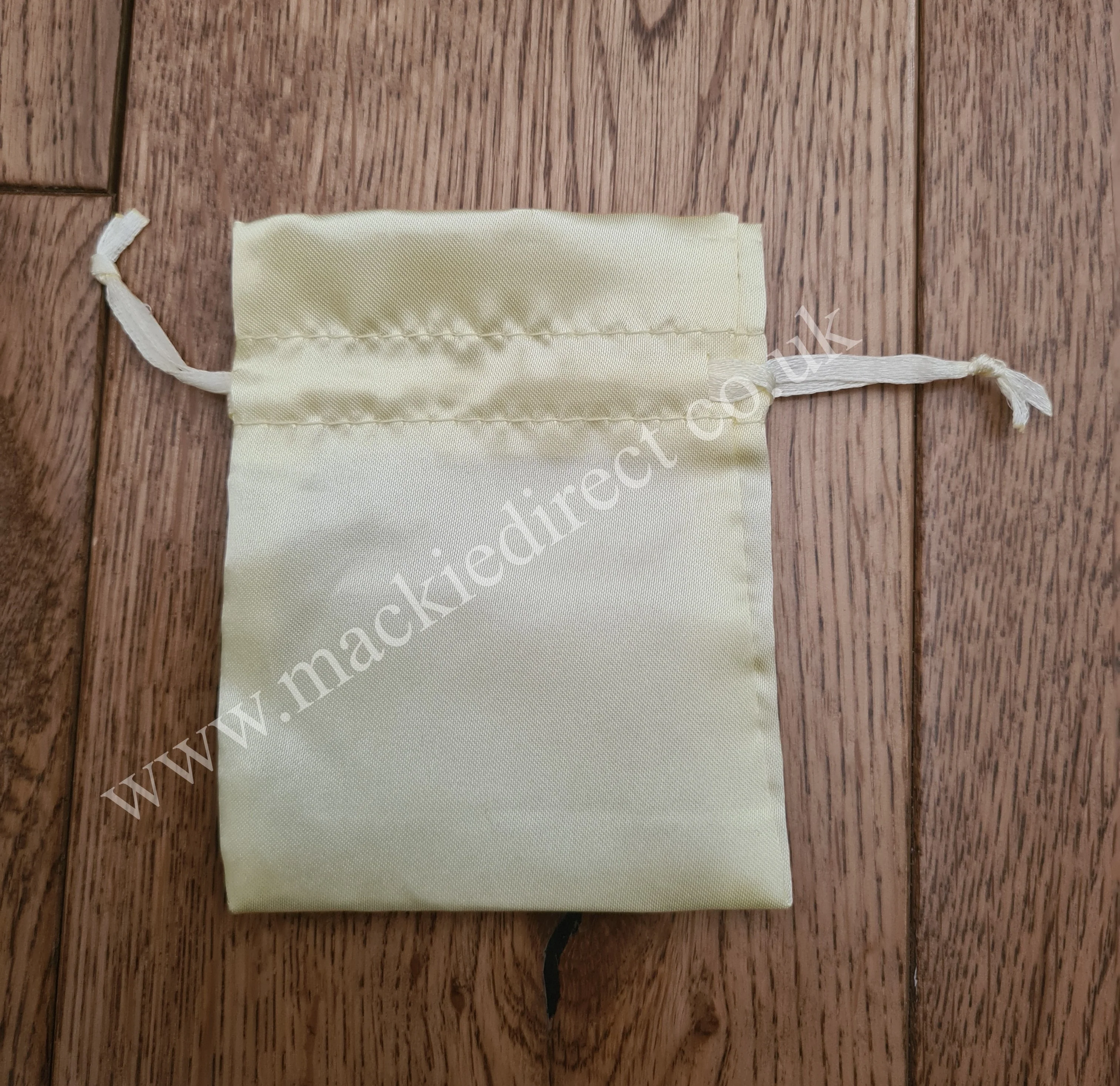 Lemon Yellow Satin Easter Tooth Fairy/Wedding Favour Bags - Image 3