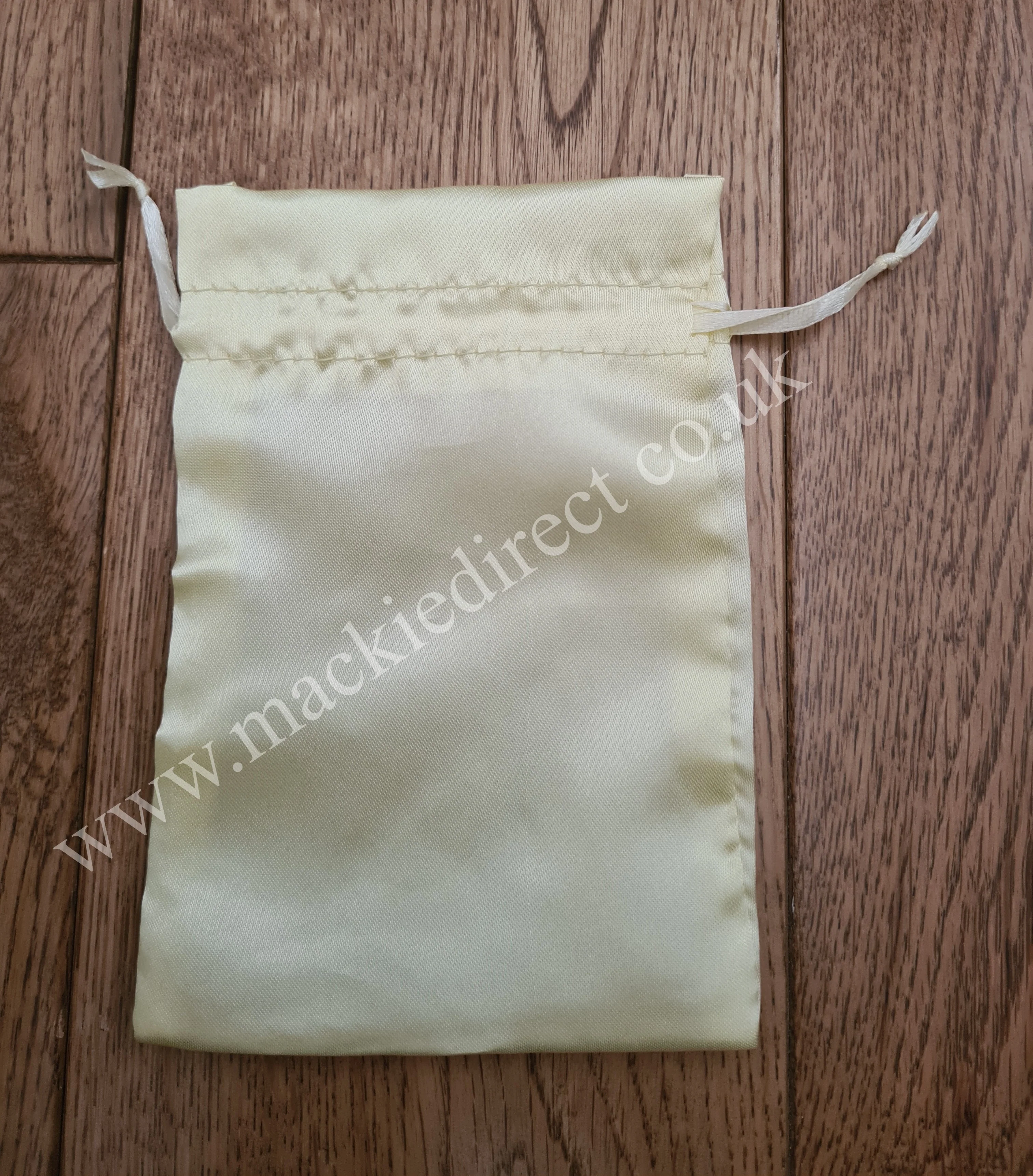 Lemon Yellow Satin Easter Tooth Fairy/Wedding Favour Bags - Image 4