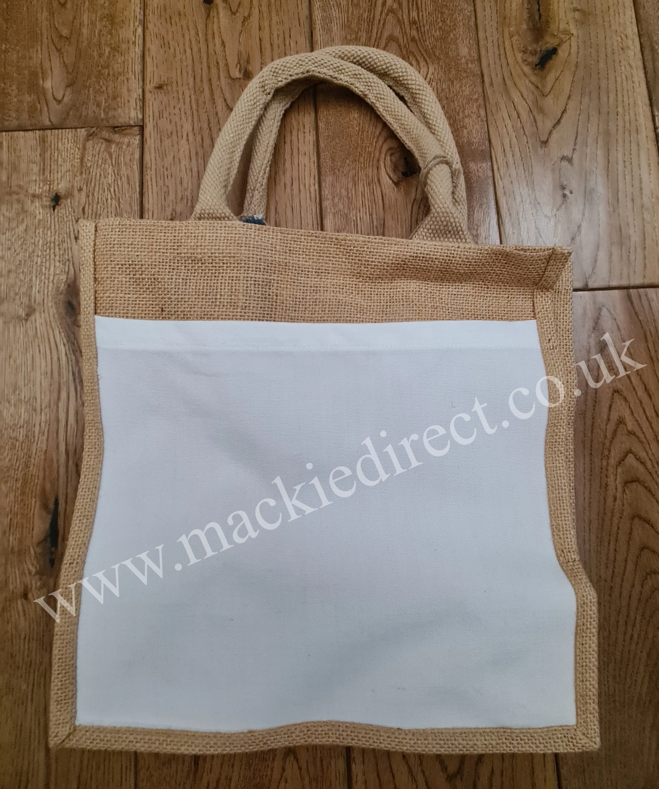 Jute Bag with Sublimation Pocket - Image 5